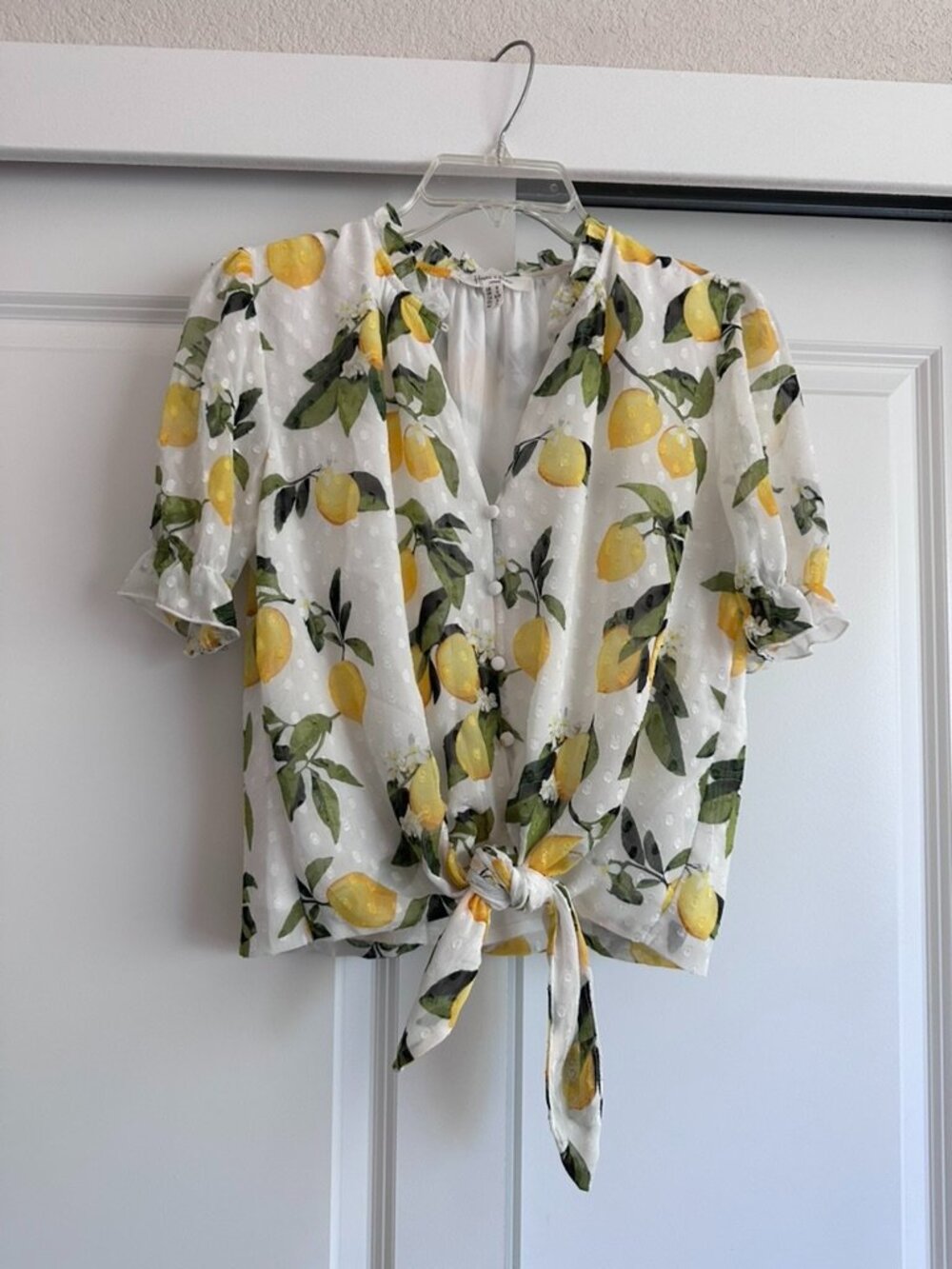 Haver + Blair London Lemon Print Blouse